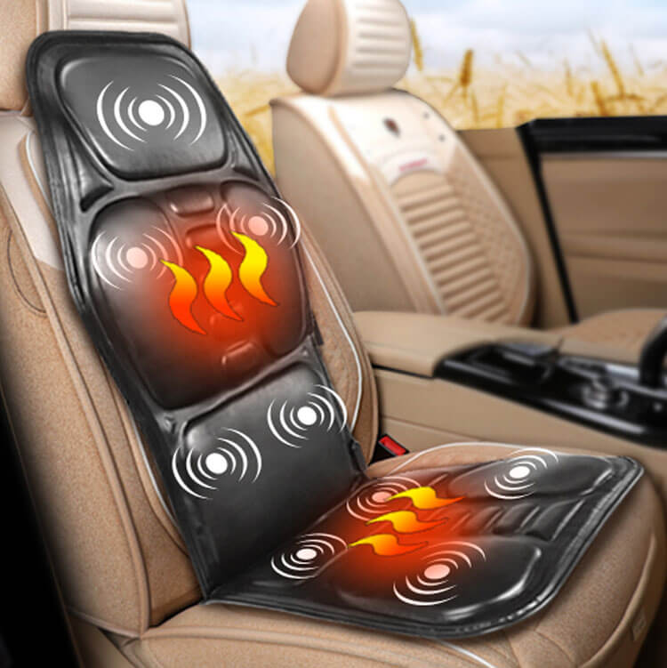 RelaxoWave™ Electric Back Massager Chair Heating Cushion