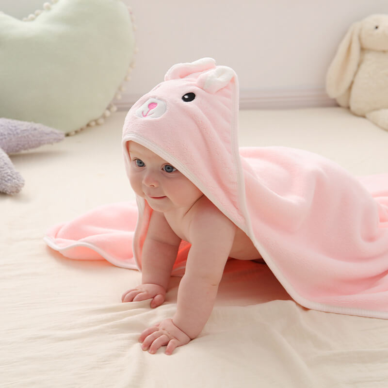 Snuggly™ Baby Hooded Bath Towel