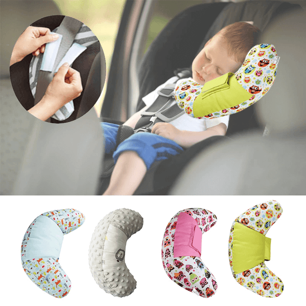 KiraKira Seat Belt Pad for Children, Car Sleeping Pillow, Travel Neck Pillow,  Car Seat Pillow, Shoulder Protection, Machine Washable, Super Soft in 2023