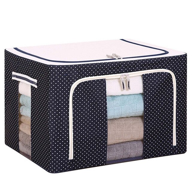 Foldable Cloth Organizer for Clothes Towels and Sheets
