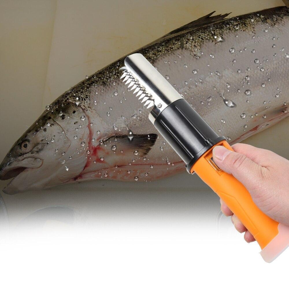 Electric Fish Scaler - Automatic Fish Scraping Remover Cleaner Tool