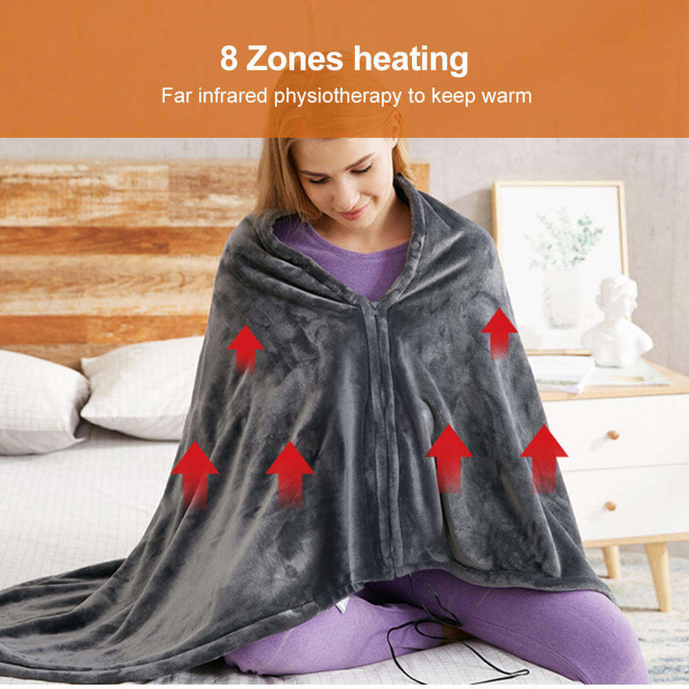 Snuggly™ Electric Heated Poncho Blanket