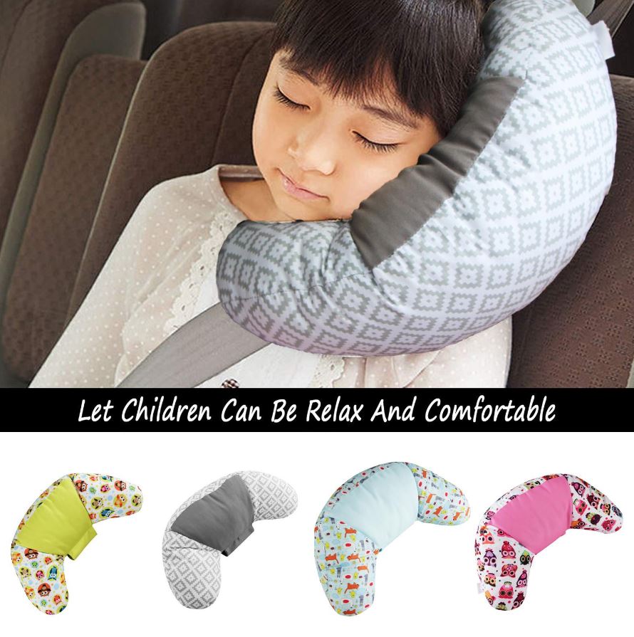Ergonomic Car Seat Travel Pillow for Kids