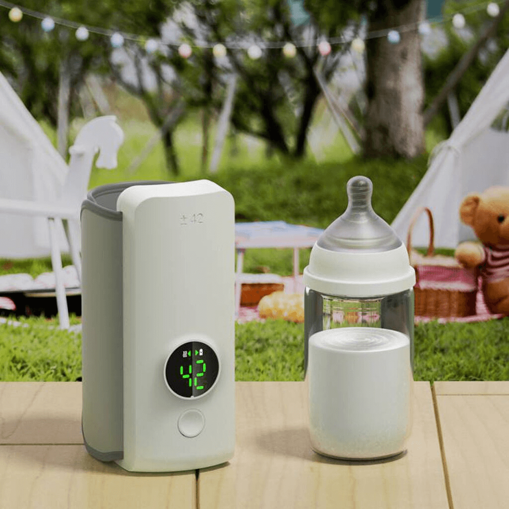Portable Baby Bottle Warmer 5200mAh Battery Powered, Wireless