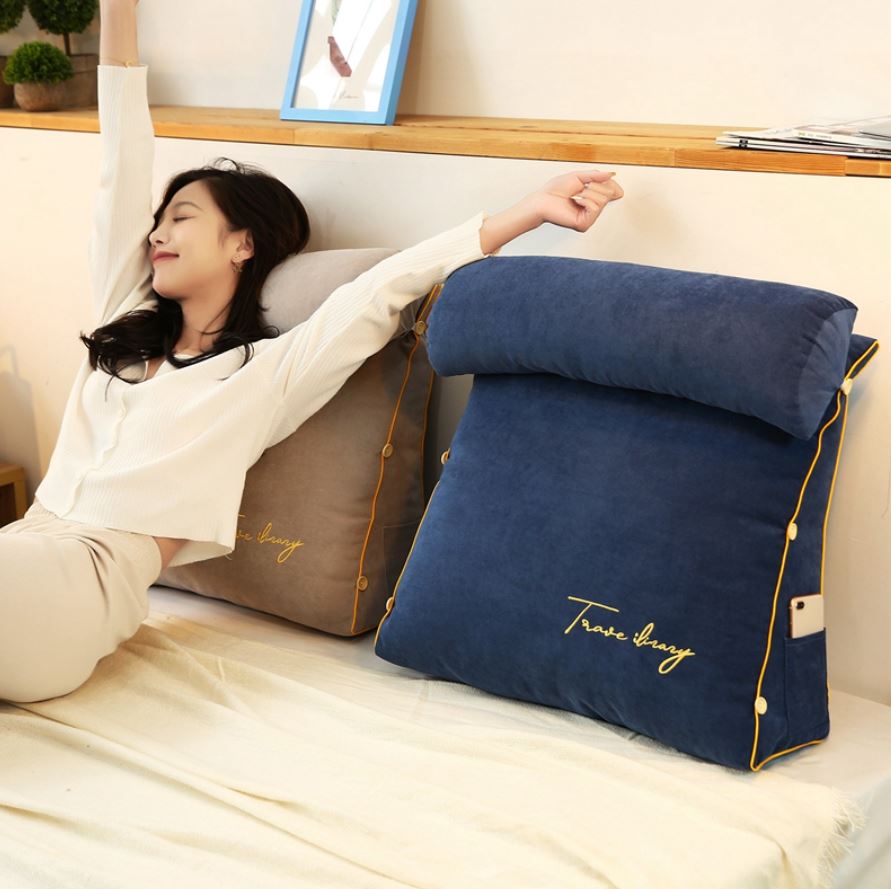 Luxury Backrest Plushy Comfort Reading Pillow