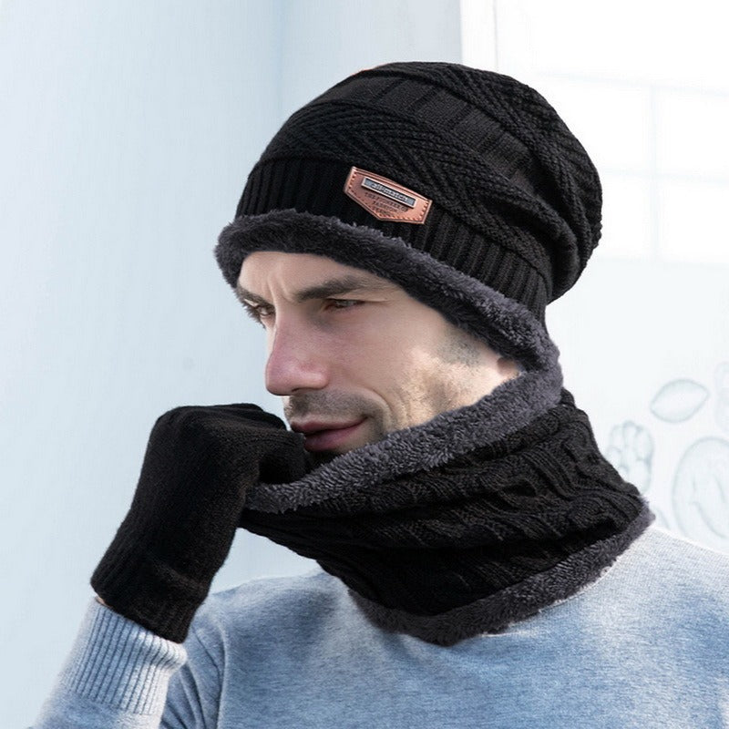 Warm Winter Hat And Scarf Set