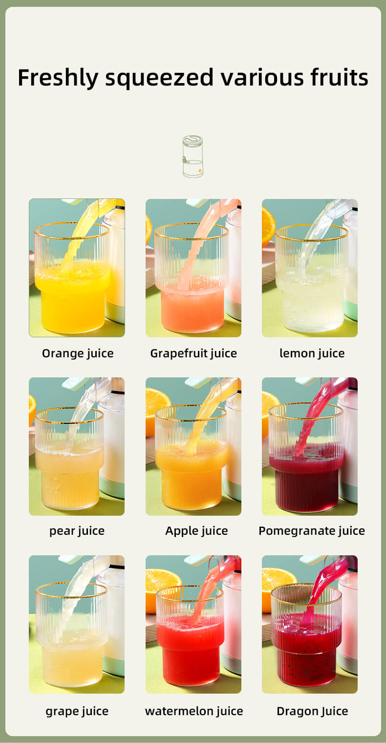 FruitFiesta Portable Citrus Fresh Juicer
