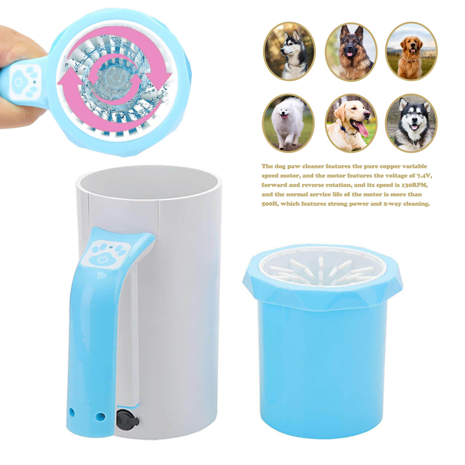 Clawsome Automatic Dog Paw Cleaner
