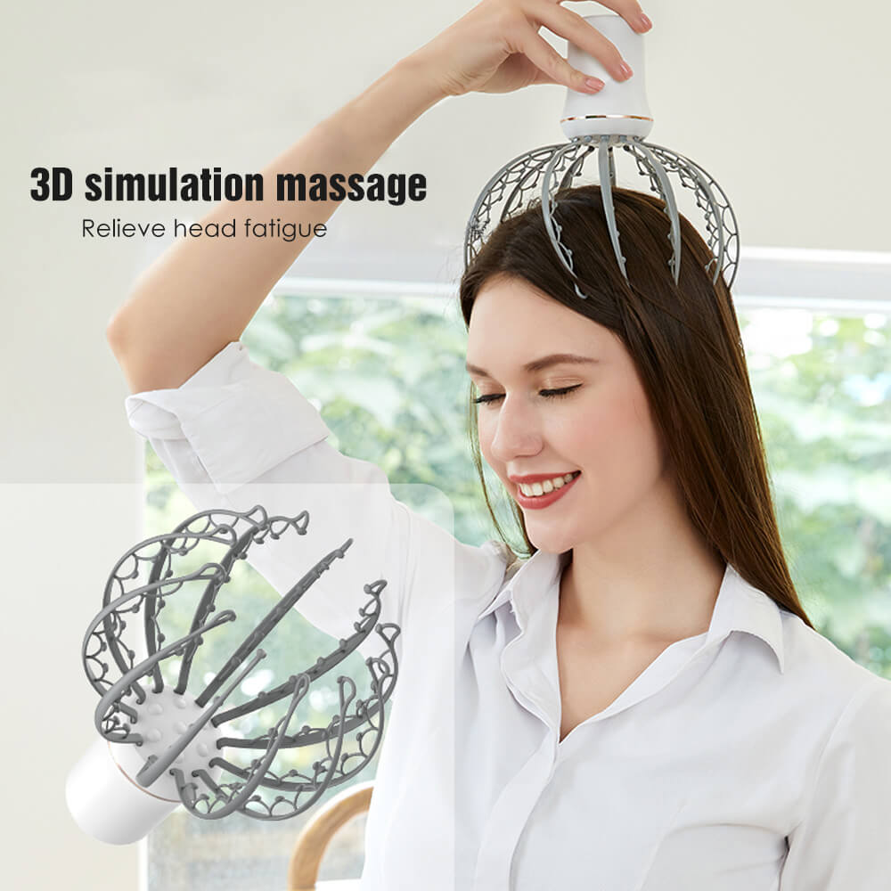 Stress-Relieving Scalp Massager Claw Scratcher Simulator