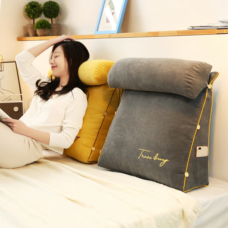 Luxury Backrest Plushy Comfort Reading Pillow